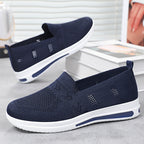 Damen Atmungsaktive Slip-On Sneakers mit flexiblem Obermaterial und komfortablem Fußbett