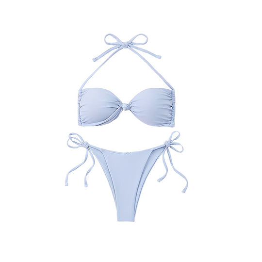 Damen Bandeau-Bikini mit tausend Möglichkeiten zur Anpassung R&B