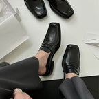 Damen elegante Loafers mit hochwertiger Lederoberfläche und modischem Design
