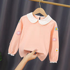 Mädchen Sweatshirt mit floralem Stickdesign R&B