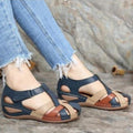 Damen Wedge-Sandalen mit verstellbarem Riemen und atmungsaktivem Obermaterial
