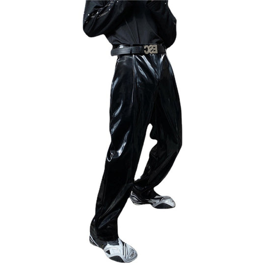 Herren Hochwertige und stylische Lackhose R&B