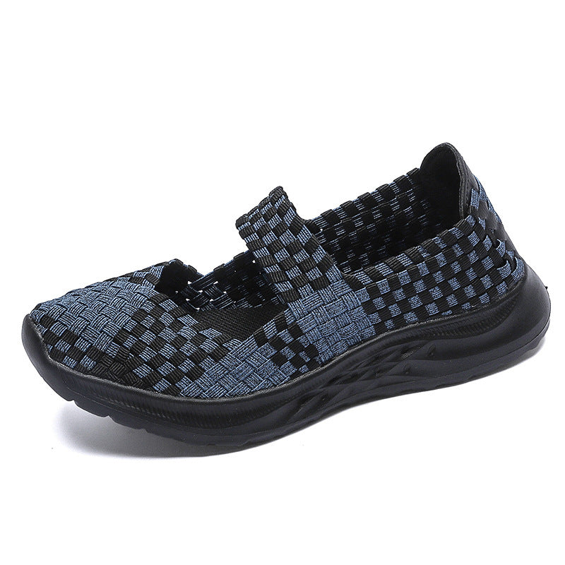 Damen Atmungsaktive Freizeitschuhe mit flexiblem Schnellschnürsystem