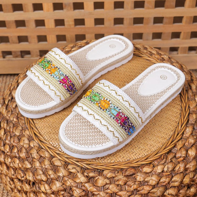 Damen Decorative Slipper R&B