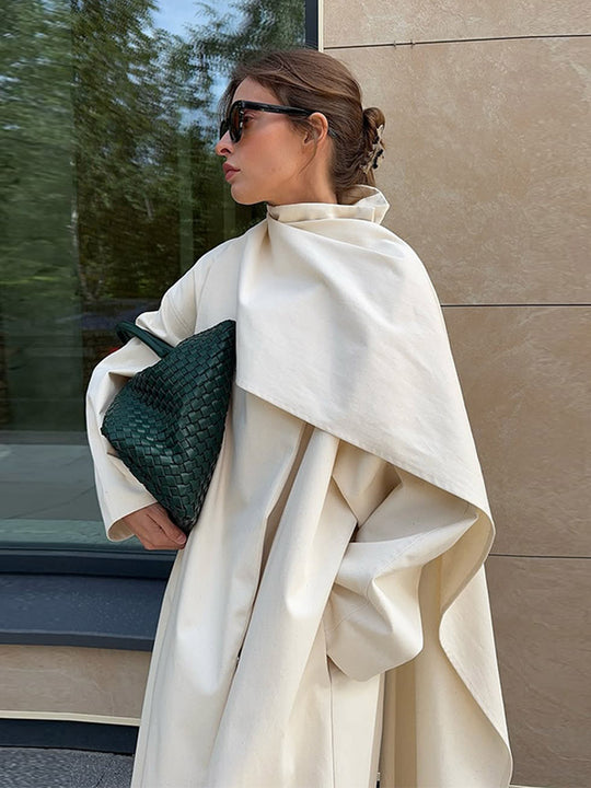 Damen modische Steppjacke mit hochgeschlossenem Kragen und asymmetrischem Design R&B