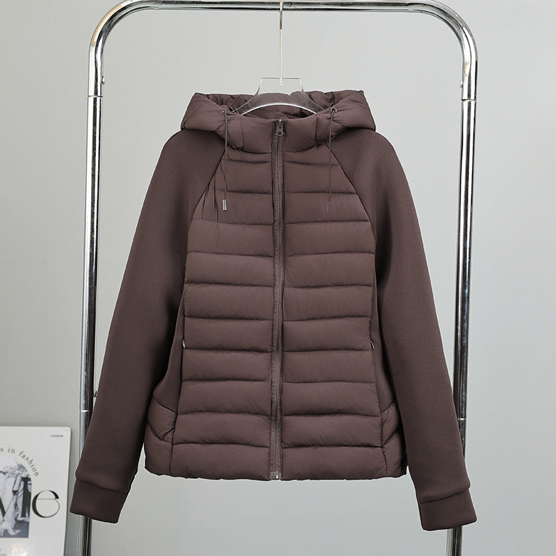 Damen Isolierte Steppjacke mit Kapuze und sportlichem Schnitt R&B