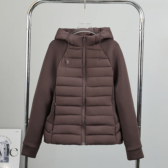 Damen Isolierte Steppjacke mit Kapuze und sportlichem Schnitt R&B