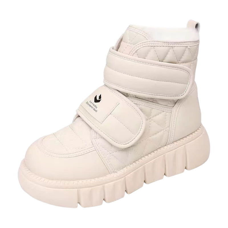 Damen Winterliche Sneaker Stiefel mit isolierendem Innenfutter und praktischem Klettverschluss R&B