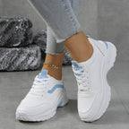 Damen Sportliche Sneakers mit atmungsaktiver Oberflächenstruktur und trendigem Dämpfungssystem R&B