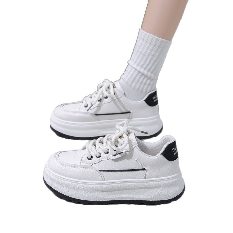Damen Hochwertige Sportliche Plateau-Sneaker R&B