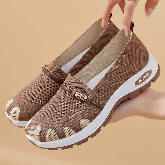 Damen Sportliche Slip-On Schuhe mit flexibler Sohle R&B