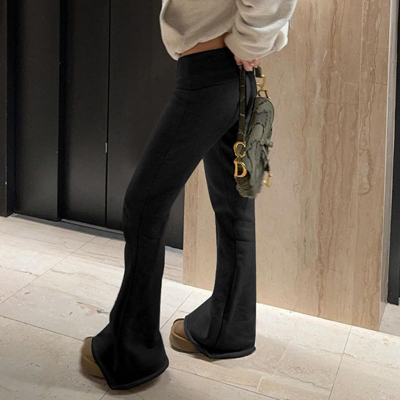 Damen Leggings mit ausgestelltem Bein R&B