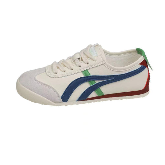 Damen Sportliche Sneakers im Retro-Design mit kontrastierenden Farbakzenten R&B