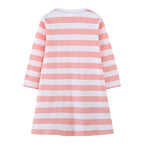 Mädchen Langarmkleid mit buntem Schmetterlingsdesign R&B