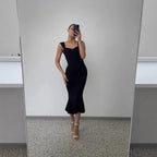 Damen Wickelkleid mit elegantem Herzausschnitt und schwingendem Saum R&B