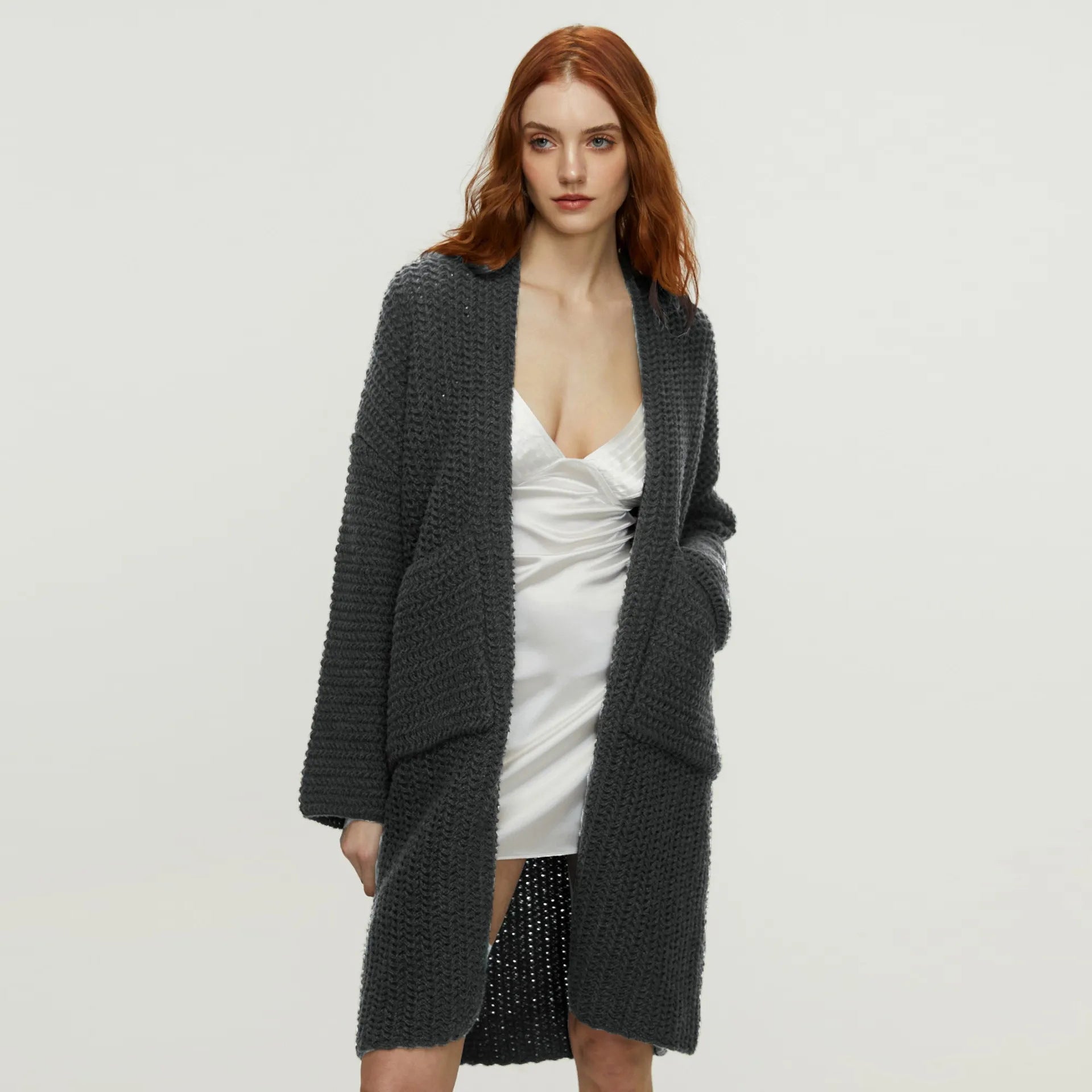 Damen Strickjacke mit Taschen