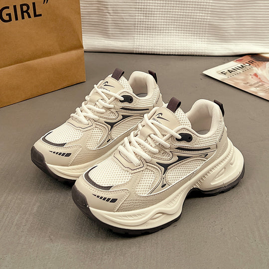 Damen Sportliche Sneakers mit atmungsaktiver Mesh-Oberfläche und stabiler Sohle R&B