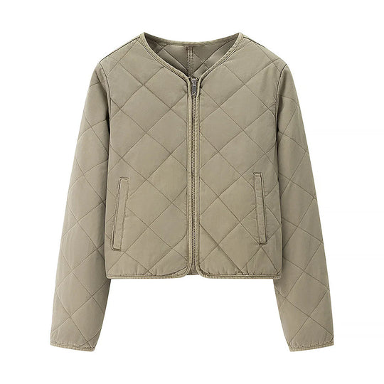 Damen gesteppte Übergangsjacke mit modernem Schnitt und praktischen Seitentaschen R&B