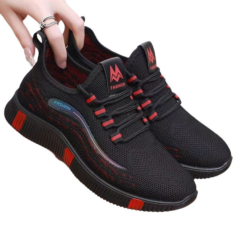 Damen Sportliche Sneaker mit atmungsaktivem Obermaterial und rutschfester Sohle R&B