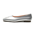 Damen Ballerinas aus hochwertigem Leder mit modischem Faltendesign
