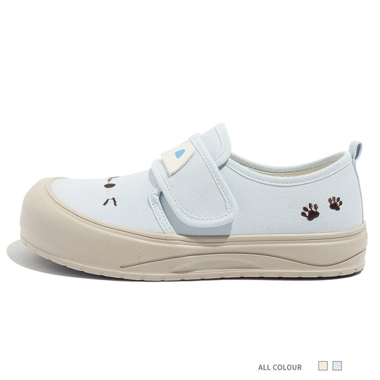 Damen Freizeitschuhe mit praktischer Klettverschlusstechnik und tierischem Motiv R&B