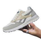 Damen Sportliche Sneaker mit atmungsaktiver Mesh-Oberfläche und gepolsterter Sohle R&B