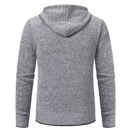 Herren Kapuzenjacke mit softem Fleece-Futter und eleganten Details R&B