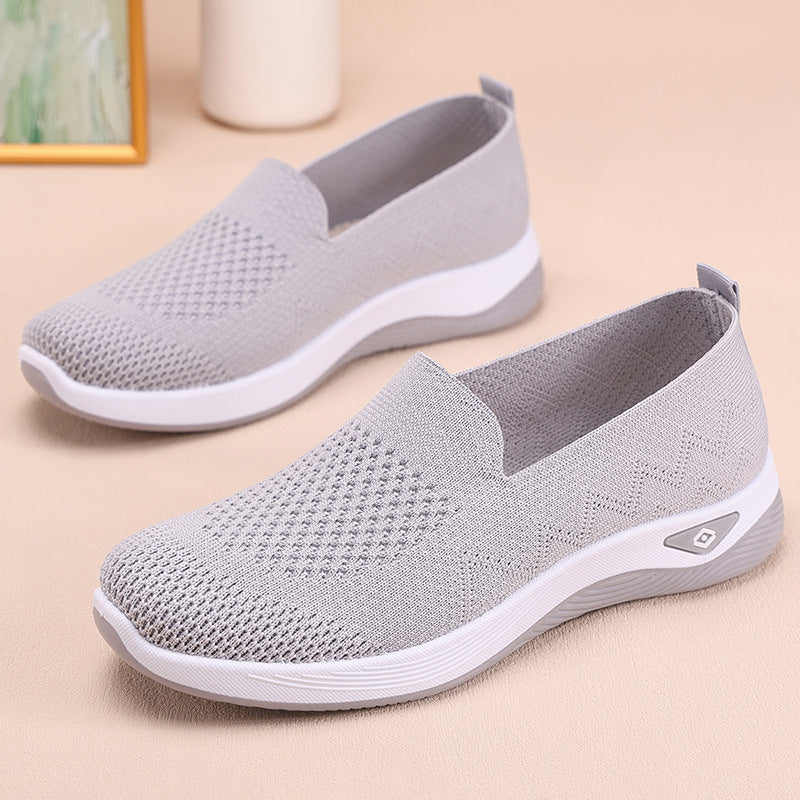 Damen bequeme Slip-On Sneakers R&B