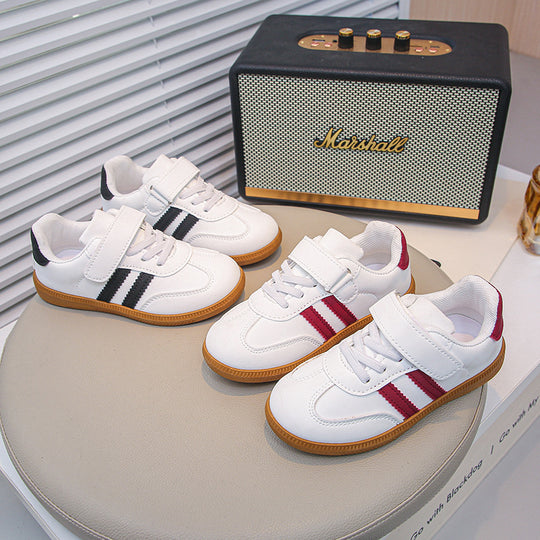 Damen sportliche Klett-Sneaker mit atmungsaktiver Mesh-Oberfläche und rutschfester Sohle R&B