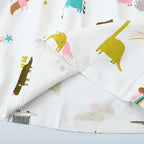Mädchen Freizeitkleid mit verspielten Dinosaurier- und Einhorn-Motiven R&B