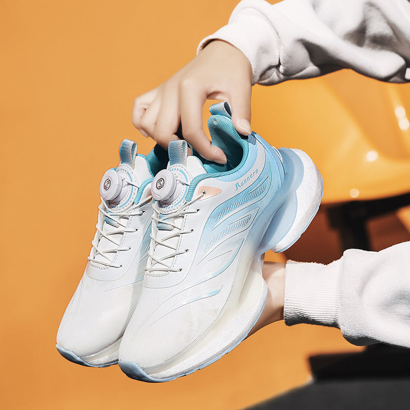 Herren nan innovativer Laufschuh mit Drehverschluss, nahtlosem Strickobermaterial und reaktiver Luftkammerdämpfung R&B