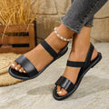 Damen Sandalen mit elegantem Riemen-Design und verstellbarem Knöchelverschluss R&B
