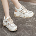 Damen Modische Chunky Sneakers mit luftdurchlässigem Obermaterial R&B