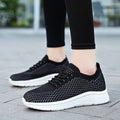 Damen Sportliche Freizeitsneaker mit atmungsaktivem Mesh-Obermaterial