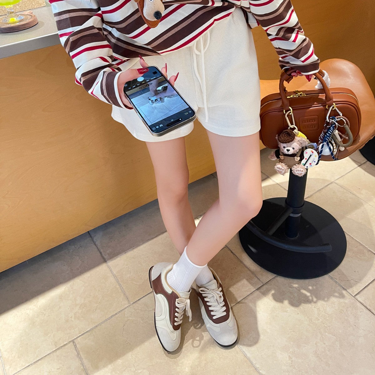 Damen Sportliche Sneakers mit modernem Design und atmungsaktiver Oberfläche R&B