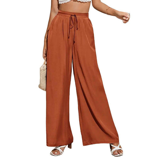 Damen weite Sommerhose mit hohem Bund R&B