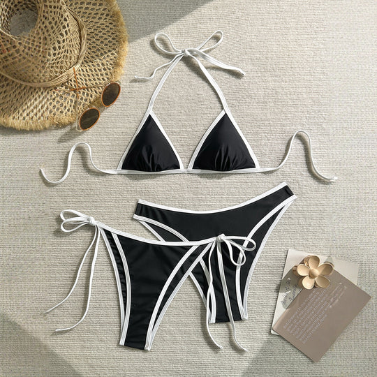 Damen Triangel-Bikini mit eleganter Bindung R&B