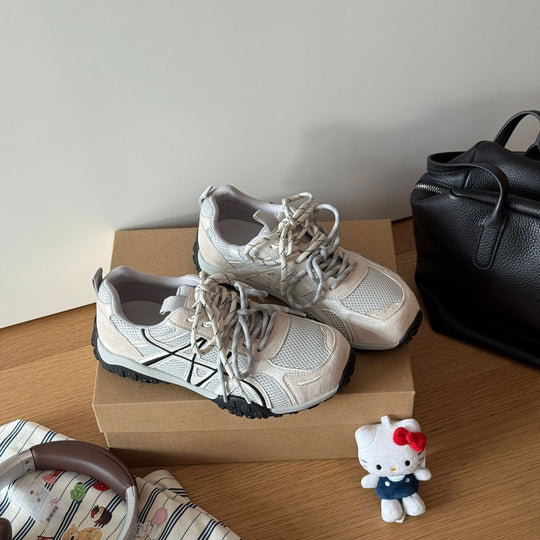 Damen Sportliche Trail Sneakers mit atmungsaktiver Mesh-Oberfläche und rutschfester Sohle R&B