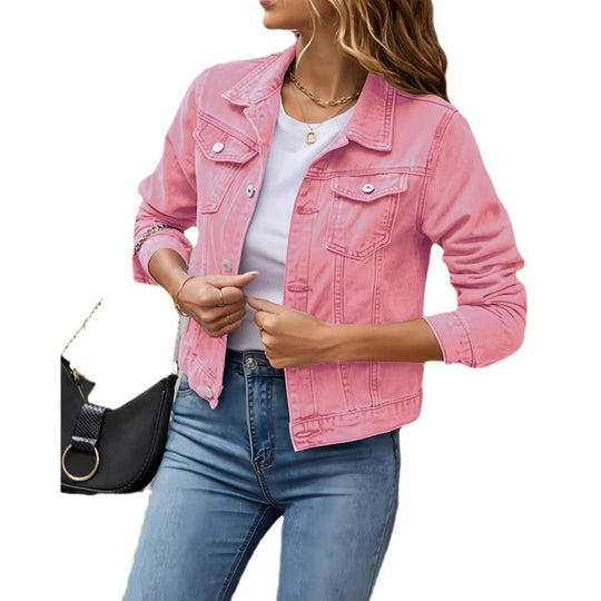 Damen Lässige Utility-Jacke mit strukturierten Details R&B
