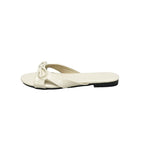 Damen elegante Slipper mit Schleifen-Detail
