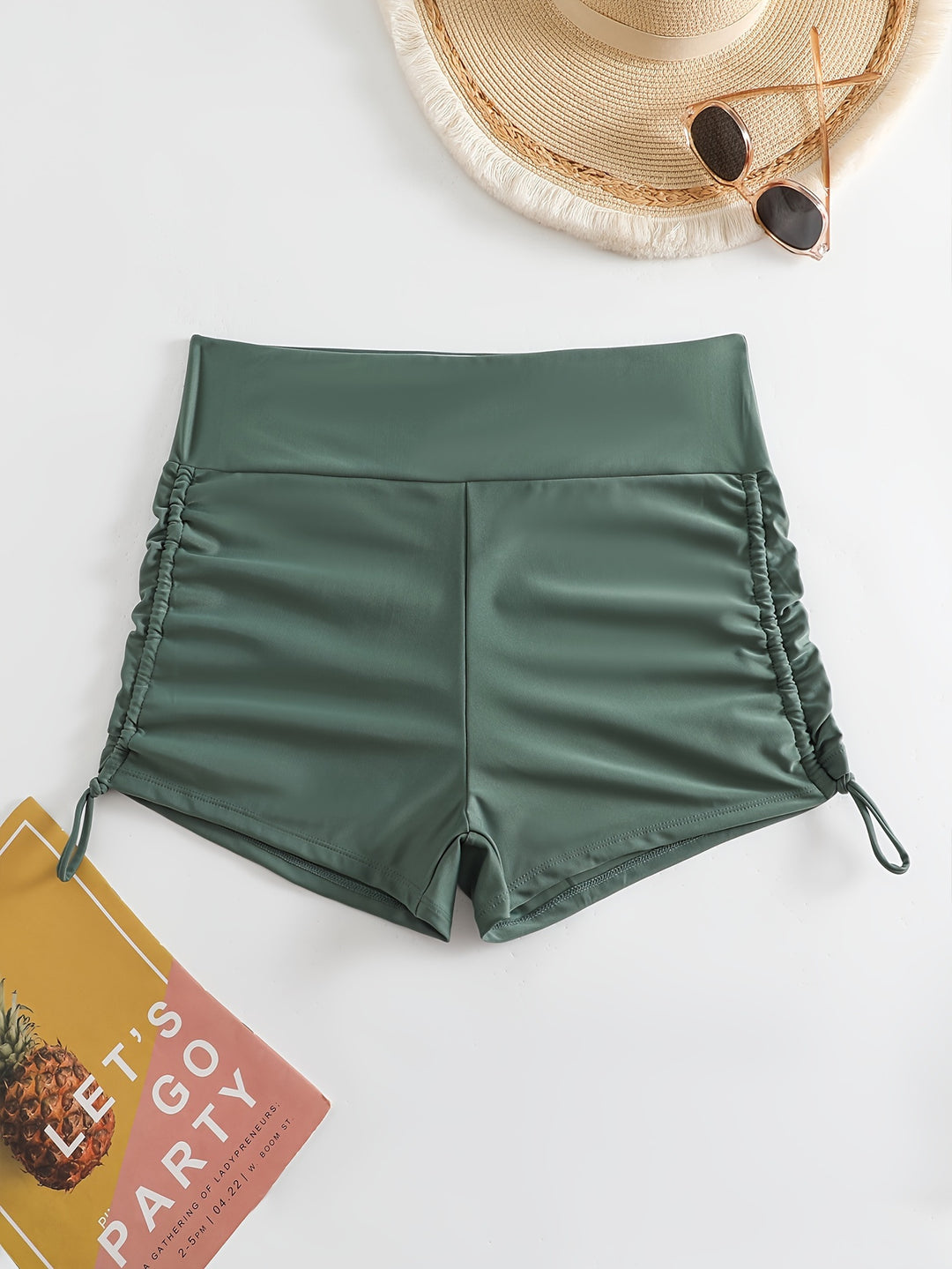 Damen Badeshorts mit verstellbarem Bund R&B