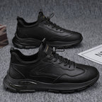 Herren Sportliche Leder Sneakers mit dämpfender Sohle R&B