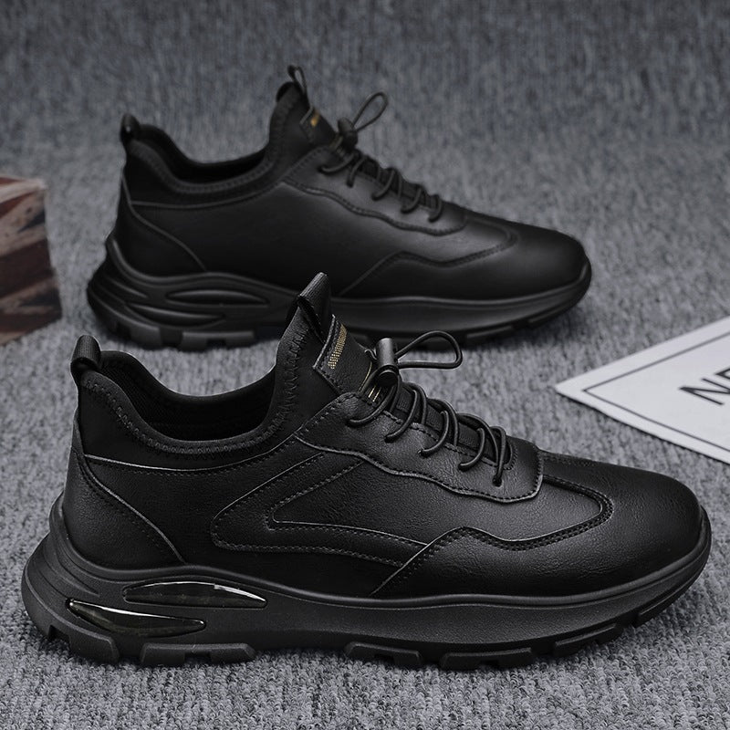 Herren Sportliche Leder Sneakers mit dämpfender Sohle R&B
