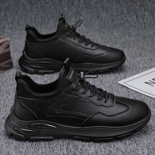 Herren Sportliche Leder Sneakers mit dämpfender Sohle R&B