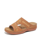 Damen Clogs mit modischem Blütenapplikationsdesign und ergonomischem Fußbett R&B