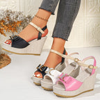 Damen Keilabsatzsandalen R&B