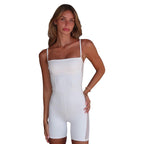 Damen Komfortabler Body mit schmalen Trägern und figurbetonter Silhouette R&B