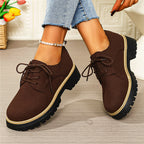 Damen Schnürschuhe mit robustem Profil und modernem Look