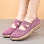 Damen Bequeme Slip-On City-Sneaker mit atmungsaktivem Obermaterial