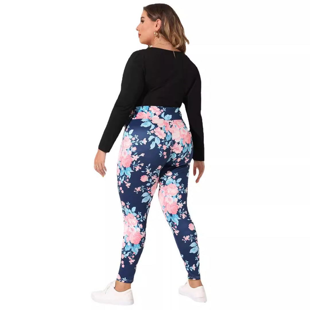 Damen Blumenleggings R&B